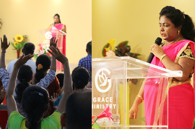 Hundreds massed into the one-day fasting prayer of Grace Ministry organized at Prayer Center in Mangalore here on May 18, 2018. People witnessed Healing, Deliverance, and life-changing testimonies. 